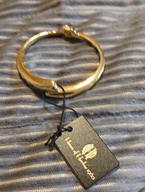 House of Harlow 1960 Gold Hinge Bangle Bracelet